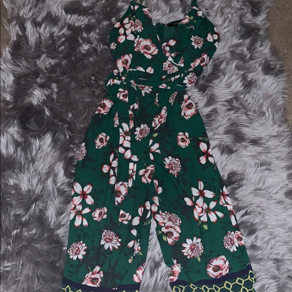 floral pants romper
